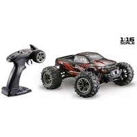 Absima Spirit Schwarz, Rot Brushed 1:16 RC Modellauto Elektro Monstertruck Allradantrieb (4WD) RtR 2,4 GHz inkl. Akku und Ladekabel von Absima