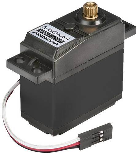 Absima Standard-Servo S60MH Analog-Servo Getriebe-Material: Metall Stecksystem: JR von Absima