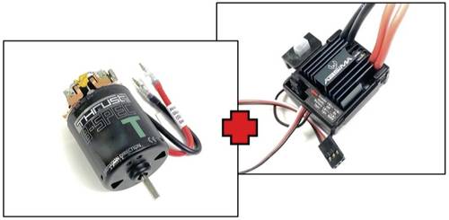 Absima Thrust B-Spec V2 17T 2100014V2 Windungen (Turns): 17 Automodell Brushed Antriebsset 1:10 von Absima