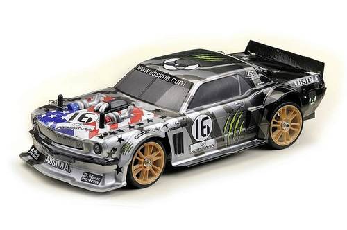 Absima Touring Car FIRST STEP SPEED PERFORMANCE FUN MAKER Neon, Grau Brushless 1:16 RC Modellauto El von Absima