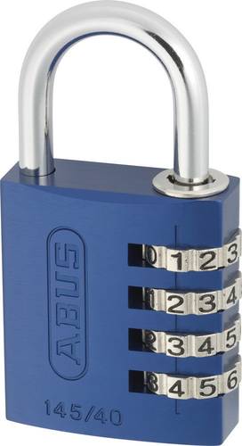 ABUS ABVS48807 Vorhängeschloss 41.5mm Blau Zahlenschloss von Abus