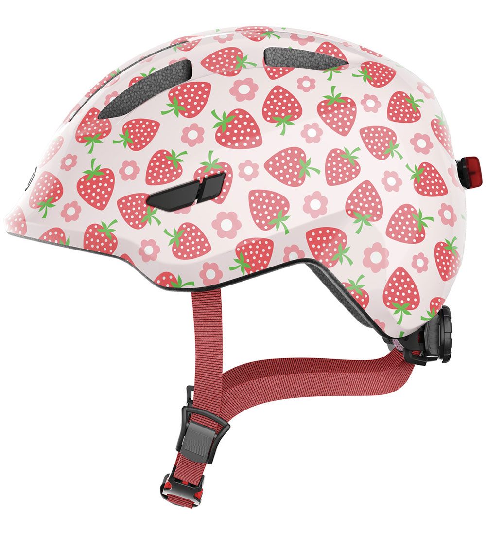 Abus Fahrradhelm - Smiley 3.0 LED - Rose Strawberry - Abus - 45-51 cm - Fahrradhelme Abus Fahrradhelm - Smiley 3.0 LED - Rose Strawberry - Abus - 45-51 cm - Fahrradhelme von Abus