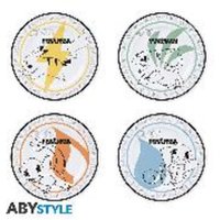 POKEMON - Set of 4 Plates - Starters + Pikachu von Abysse Corps