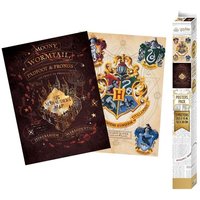 ABYstyle Harry Potter Crest & Marauders 2er Chibi Posters Set von Abysse Deutschland GmbH