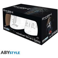 DEATH NOTE 2 Glass Set Kira & L von Abysse Deutschland GmbH