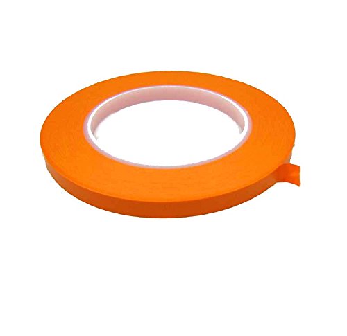 AcMax Linierband 3,0 mm Abdeckband Fineline Tape Konturband Klebeband orange 55 m von AcMax