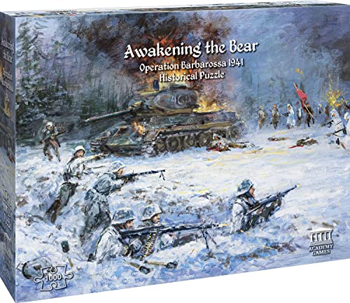 Academy Games AYG2020 Awakening The Bear Barbarossa 1000 pcs Bär Puzzle, Multicolor von Academy Games