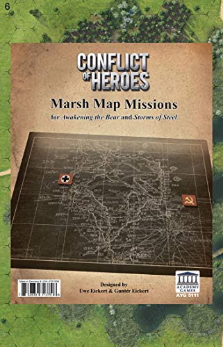 Academy Games | Conflict of Heroes Marsh Map Missions | Board Game | Ages 14 and Up | 2-4 Players | English Version von Academy Games