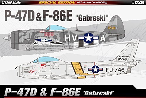 Academy Models 1/72 P-47&F-86E Gabreski Special Edition #12530 von Academy