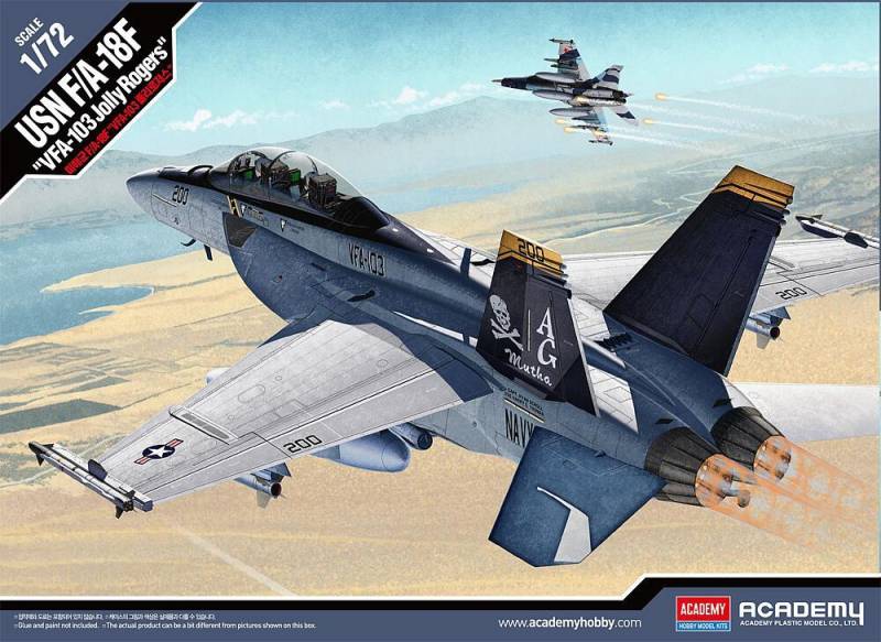 F/A-18F USN VF-103 Jolly Rogers [MCP] von Academy Plastic Model