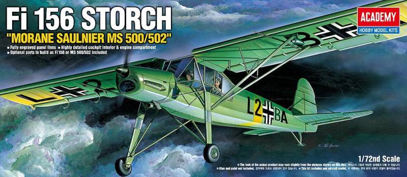 Fi.156 Storch von Academy Plastic Model