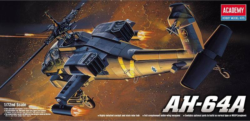 Hughes AH-64A Apache von Academy Plastic Model