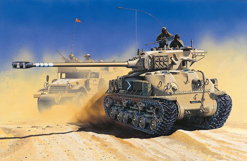 IDF M51 Super Sherman von Academy Plastic Model