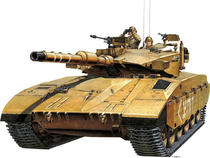 IDF Merkava Mk III von Academy Plastic Model