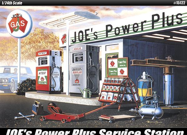 Joe´s Power Plus Gas Service Station von Academy Plastic Model