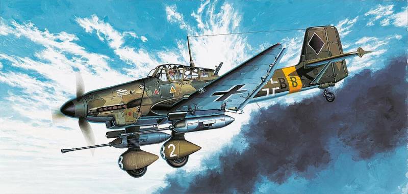 Junkers Ju 87 G Stuka von Academy Plastic Model