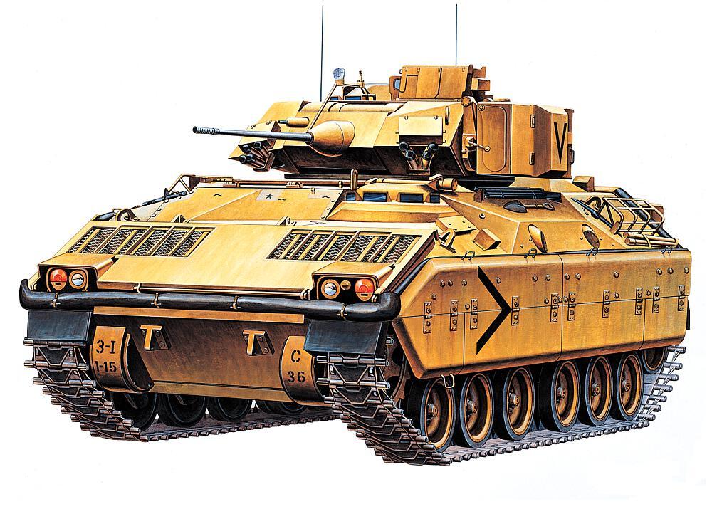 M2 Bradley IFV m. Inneneinrichtung von Academy Plastic Model