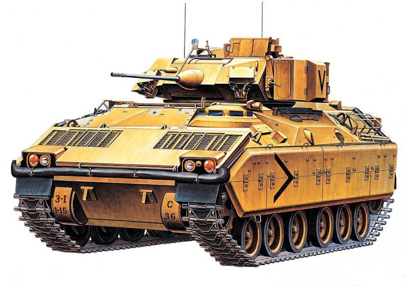 M2 Bradley IFV m. Inneneinrichtung von Academy Plastic Model