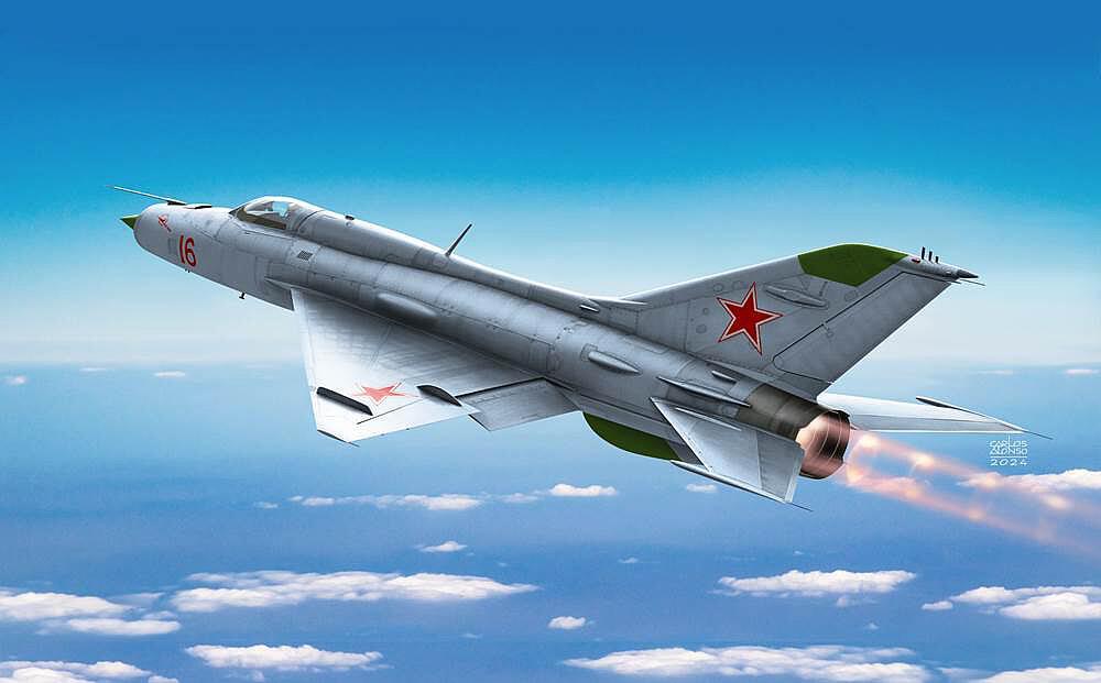 MiG 21PF Fishbed D von Academy Plastic Model