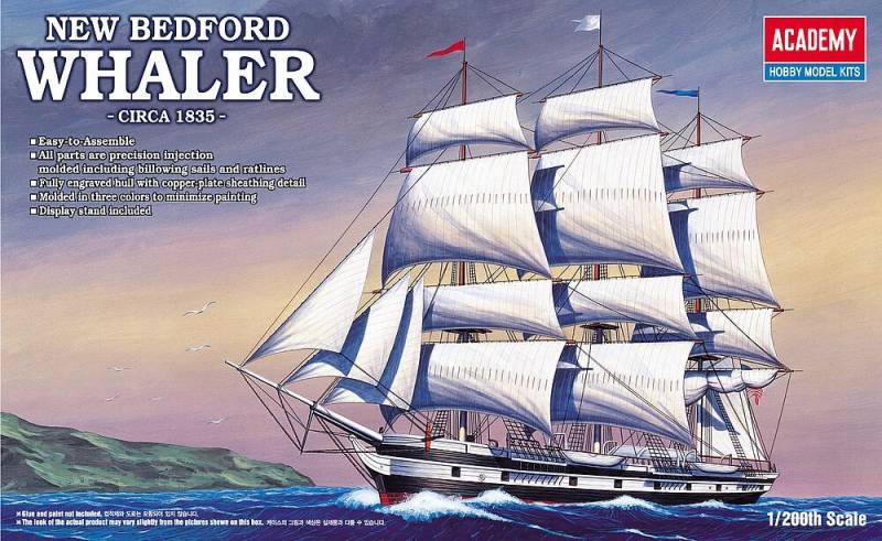 New Bedford Walfaenger von Academy Plastic Model