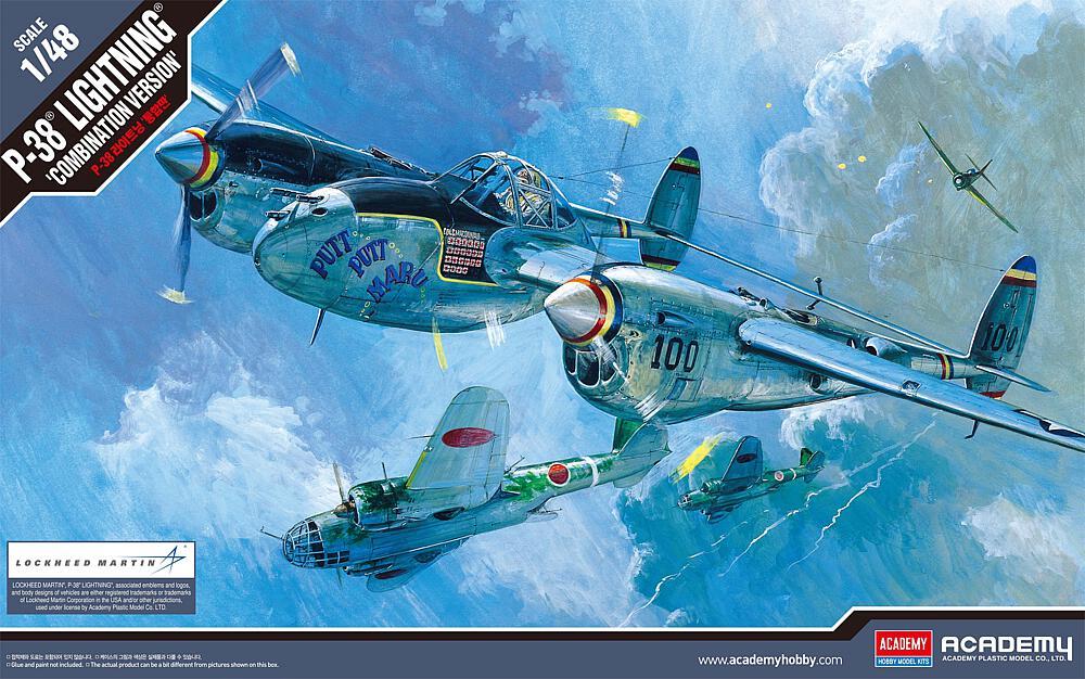 P-38 J-L-F5E-Droopsnoot von Academy Plastic Model