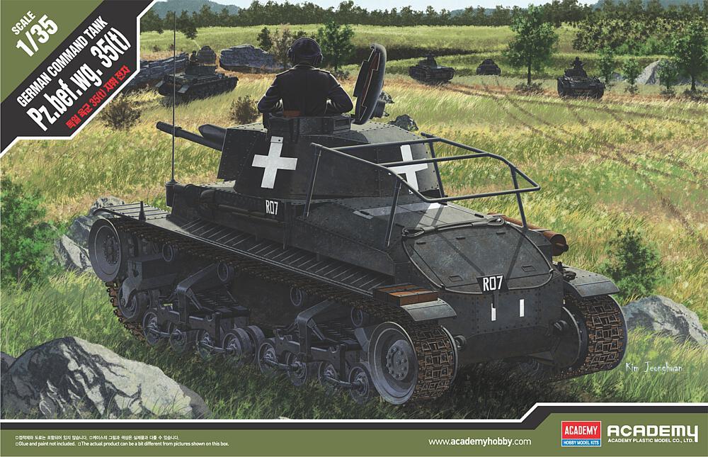 Pz.Bef.Wg. 35 (t) Command Tank von Academy Plastic Model