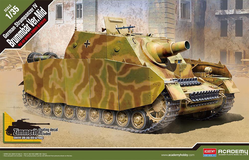 Sturmpanzer Iv Brummbär von Academy Plastic Model