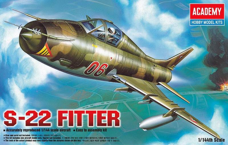 Su-22 Fitter von Academy Plastic Model