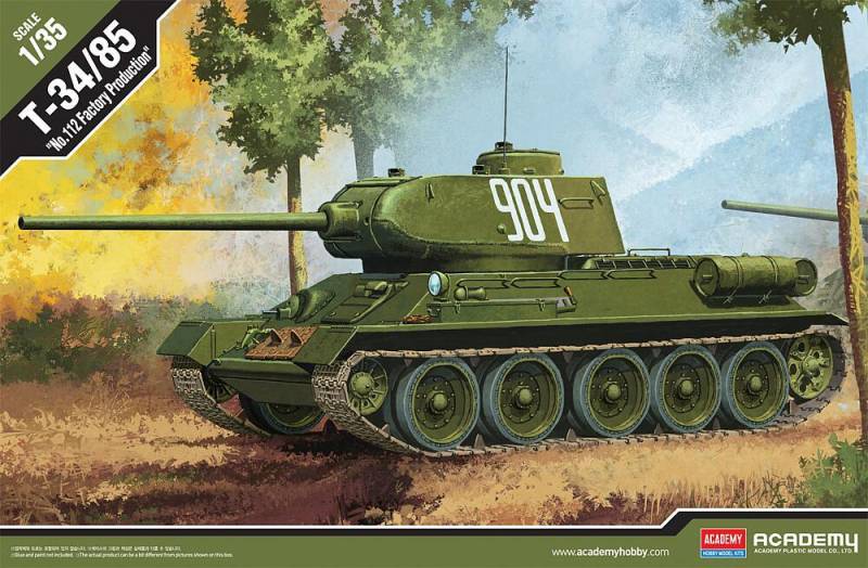 T-34/85 112 Factory Production von Academy Plastic Model