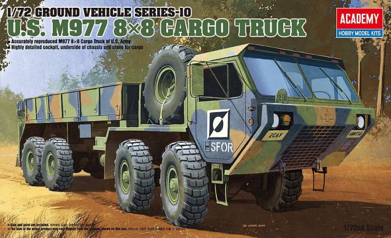 U.S. M977 8x8 Cargo Truck von Academy Plastic Model