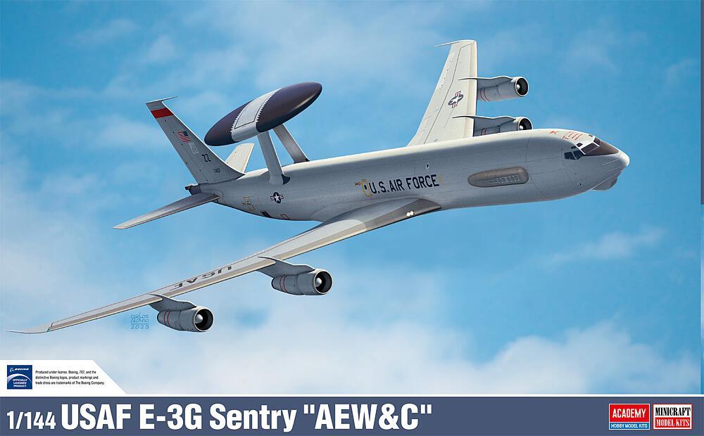 USAF E-3G Sentry Aew&C von Academy Plastic Model