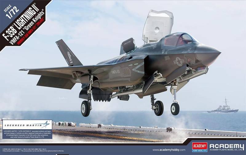 USMC F-35B Vmfa-121 Green Knights von Academy Plastic Model