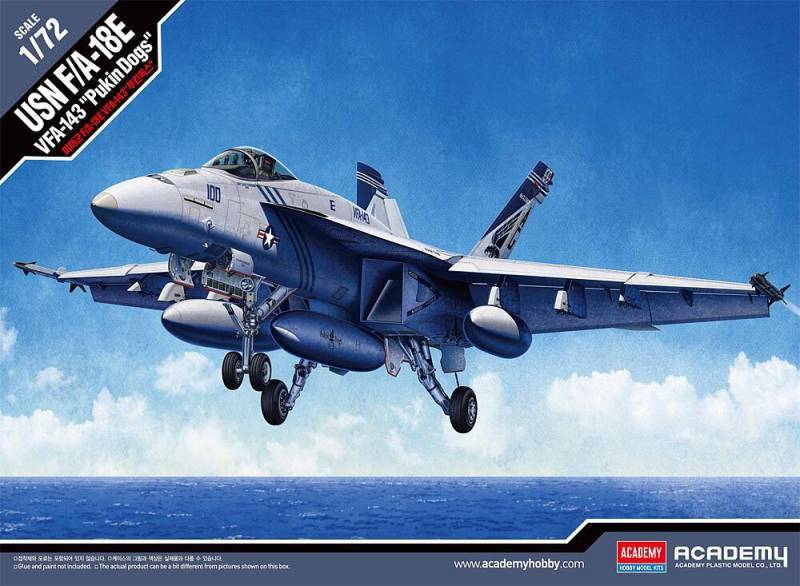 USN F/A-18E  - VFA-143 Pukin Dogs von Academy Plastic Model