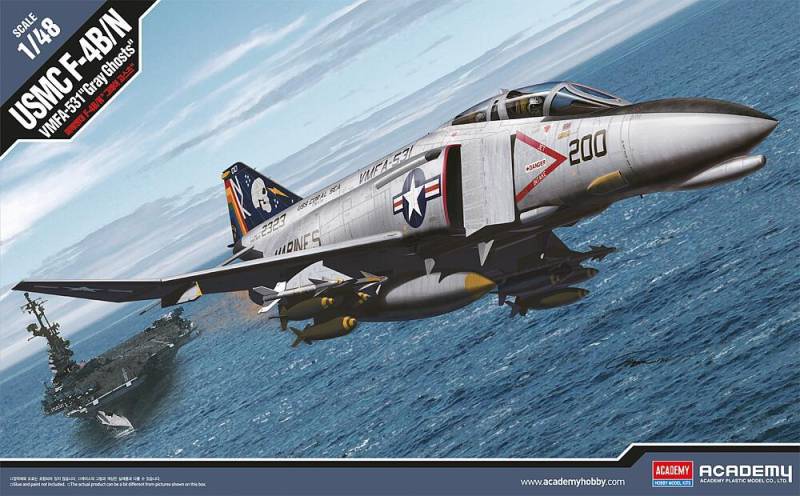 USN F-4N Phantom - VMFA-531 Gray Ghosts von Academy Plastic Model