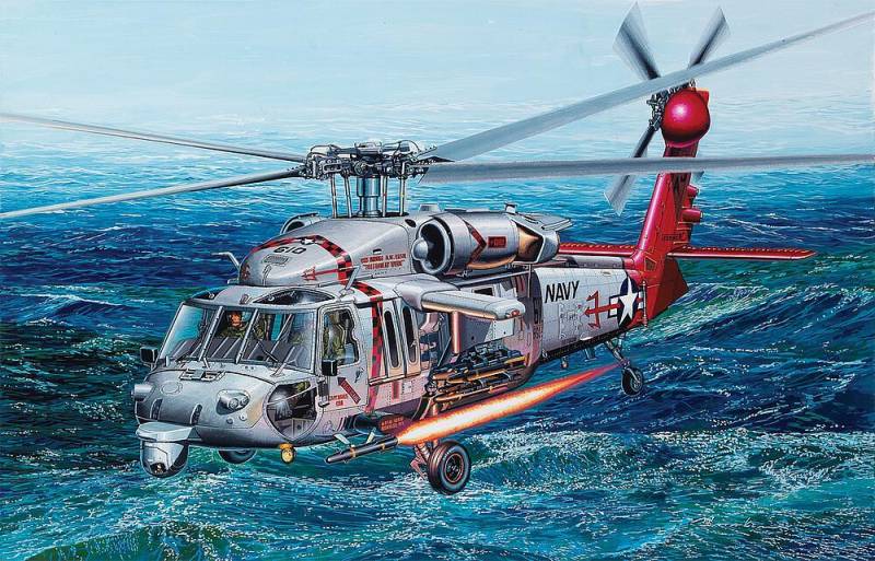 USN MH-60S HSC-9 Trouble Shooter von Academy Plastic Model