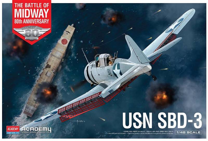 USN SBD-3 - Schlacht von Midway von Academy Plastic Model