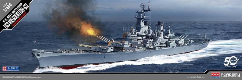 USS Missouri BB-63 von Academy Plastic Model