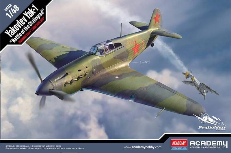 Yakovlev Yak-1 - Schlacht um Stalingrad von Academy Plastic Model