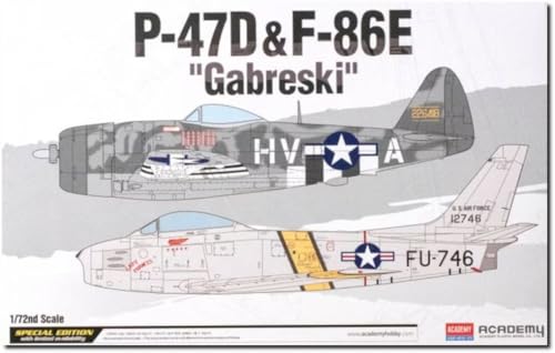 Academy 120116 492530 1/72 P-47D & F-86E Gabreski, Verschieden, Mittel von Academy