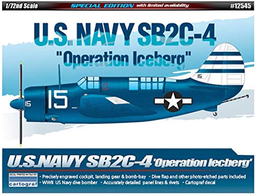 Academy 120116 Helldiver Armee 492545 1/72 U.S.Navy Sb2C-4 Operation Iceberg, Verschieden von Academy