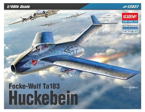 Academy 120116 Ta183 492327 1/48 Focke-Wulf Ta-183 Huckebein, Verschieden, Größen von Academy