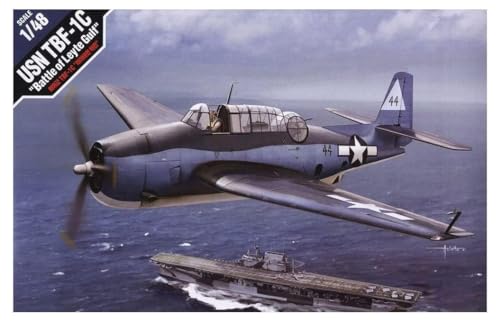 Academy 12340 1/48 United States Navy TBF-1C Avenger Battle of Late Plastic Model von Academy