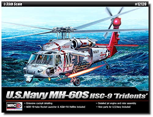 Academy AC12120 492120 1/35 MH-60S HSC-9 Tridents, Mehrfarbig von GSI Creos