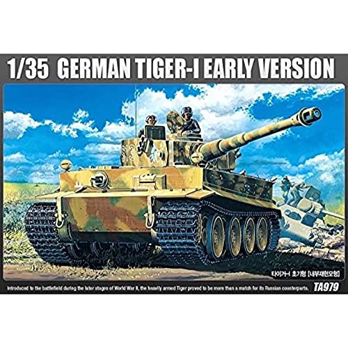 Academy AC13239 - 1/35 Tiger-I Frühe Version Panzer mit Inneneinrichtung von Academy