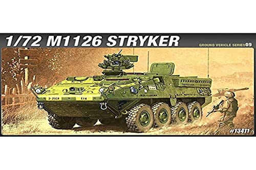 ACADEMY AC13411 US Infantry Carrier Vehicle Armee 493411 1/72 M1126 Stryker, verschieden von Academy