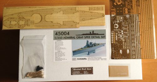 1:350 ADIMIRAL GRAF SPEE Detail Set Academy 45004 von Academy