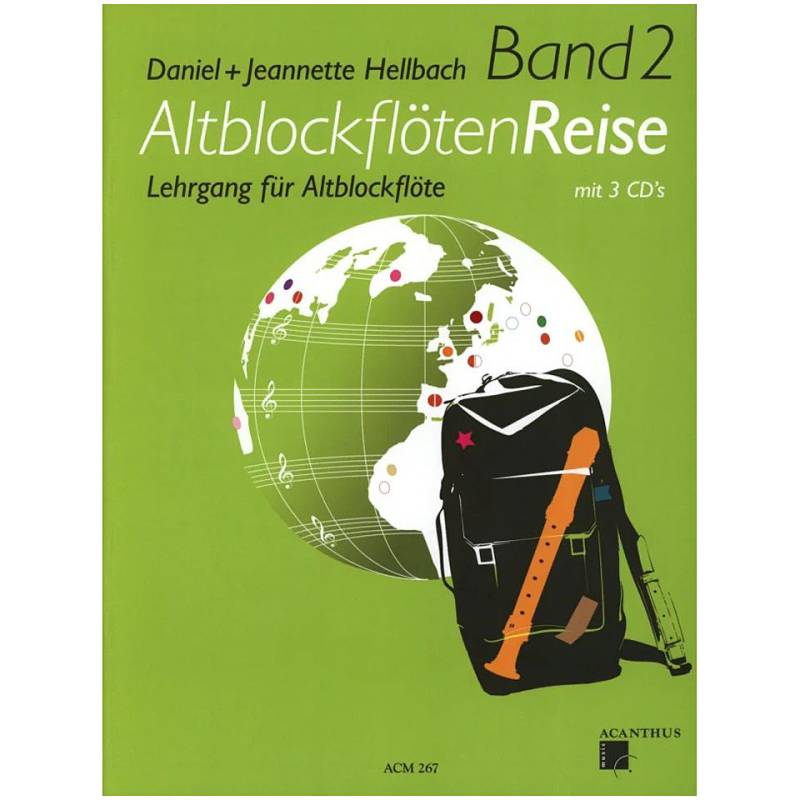 Acanthus Music Altblockflötenreise Band 2 (+3 CD&#39;s) Notenbuch von Acanthus Music