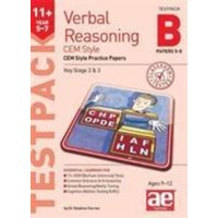 11+ Verbal Reasoning Year 5-7 CEM Style Testpack B Papers 5-8 von Accelerated Education Publications Ltd