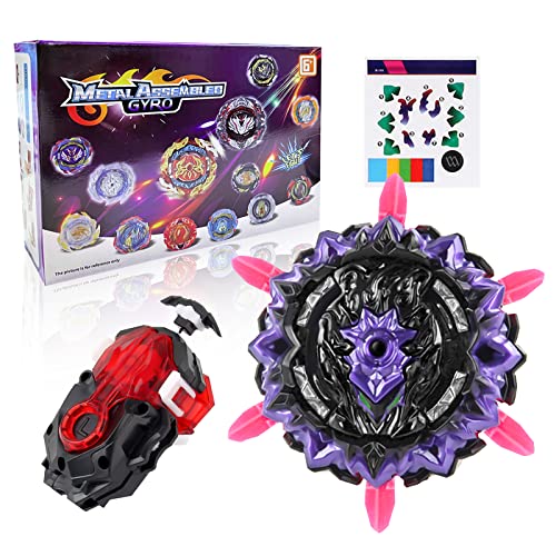 Acebwhtoy Bey Burst Turbo Blade Set, 4D Metall Fusion kampfkreisel, Kampf Launcher Mit Griff, Kreisel Spielzeug Geschenk Für Kinder, Jugendliche Und Erwachsene von Acebwhtoy