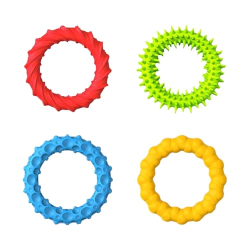 4 Stück Anti Stress Spielzeug,Fidegt Toys Sensorischen Armbänder,Dehnbares Zappelarmband,Wristband Fidget Dekompression Spielzeug,Kauarmband Für Kinder,Sensorisches Zappelspielzeug Für Kinder von Aceirropy